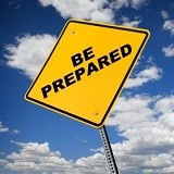 Be Prepared roadsign